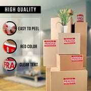 GMKbuy Fragile Stickers for Shipping & Moving – Easy Tear, Permanent Adhesive, Handle with Care Labels