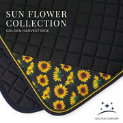 GMKbuy Horse Saddle Pad & Ear Bonnet Set – Handmade English Saddle Pad for Horse Riding – All Purpose Equestrian Jumping Pad, Adult Horse Tack