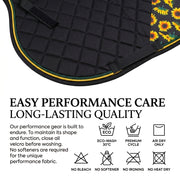 GMKbuy Horse Saddle Pad & Ear Bonnet Set – Handmade English Saddle Pad for Horse Riding – All Purpose Equestrian Jumping Pad, Adult Horse Tack