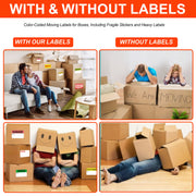 320 pcs Moving Packaging Supplies, 260 Cushioning Foam Pouches and Sheets, 4 Sizes (16x12", 12x12", 12x7.8", 7.8x7.8") with 60 Fragile Stickers, Cushion Foam Pouch for Moving, Packaging, Storage