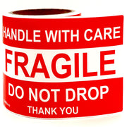 GMKbuy Fragile Stickers for Shipping & Moving – Easy Tear, Permanent Adhesive, Handle with Care Labels
