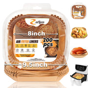 Round Air Fryer Liners Disposable Paper, Ninja Airfryer Paper Parchment Liners – Water & Oil Proof Air Fryer Paper Liners in different sizes