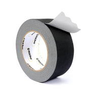 GMKbuy 2 in x 10 Yd Black Gaffers Tape – Heavy Duty, Non-Reflective, Easy to Tear, Waterproof Matte Gaffer Stage Tape – Gaff Cloth Tape for Photography, Filming Backdrop & Production