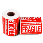 GMKbuy Fragile Stickers for Shipping & Moving – Easy Tear, Permanent Adhesive, Handle with Care Labels