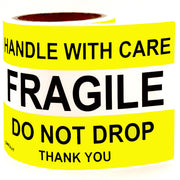 GMKbuy Fragile Stickers for Shipping & Moving – Easy Tear, Permanent Adhesive, Handle with Care Labels