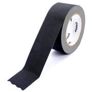 GMKbuy 2 in x 30 Yd Black Gaffers Tape – Heavy Duty, Non-Reflective, Easy to Tear, Waterproof Matte Gaffer Stage Tape – Gaff Cloth Tape for Photography, Filming Backdrop & Production