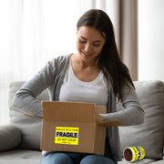 GMKbuy Fragile Stickers for Shipping & Moving – Easy Tear, Permanent Adhesive, Handle with Care Labels